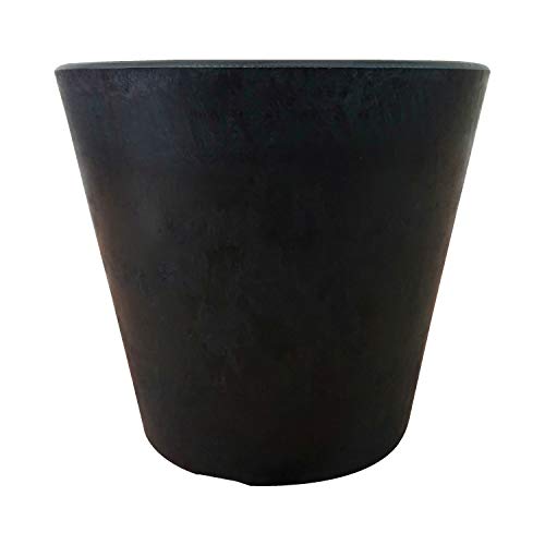 Amazon | 植木鉢 合成樹脂 軽量 ブラックポット 鉢底穴無し (20cm